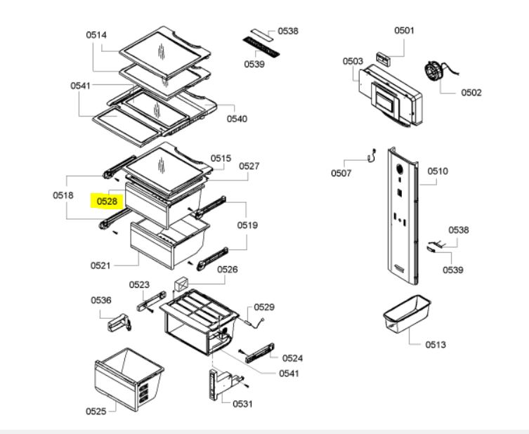 کشو ساید بوش با کد فنی 00708704 - روبراه سرویس کشو ساید بوش با کد فنی 00708704 - روبراه سرویس