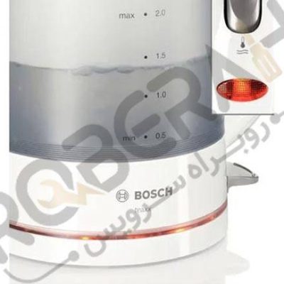 کتری سفید فابریک و اصل چای ساز بوش