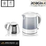 کتری سفید فابریک و اصل چای ساز بوش