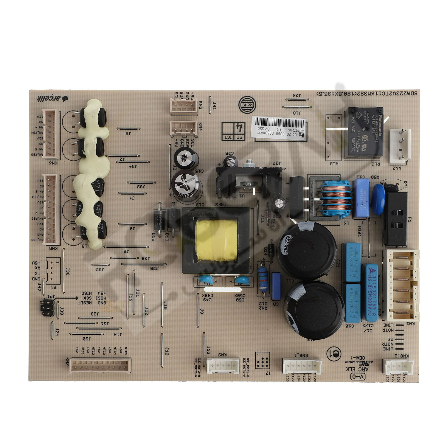 برد یخچال و ساید بکو با کدفنی 4918670100 - روبراه سرویس برد یخچال و ساید بکو با کدفنی 4918670100 - روبراه سرویس